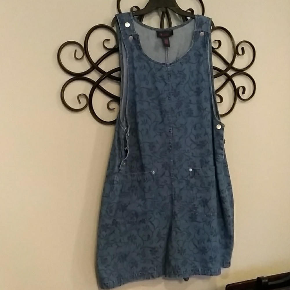 Denim romper